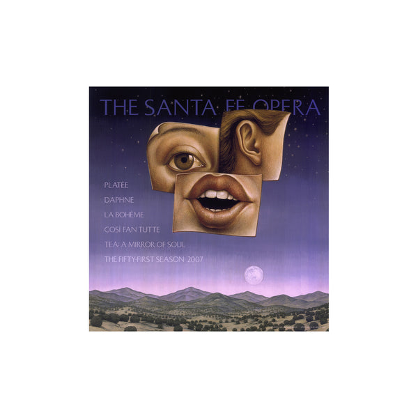 2007 Season Poster featuring abstract artwork and mountain scene artwork by Michael Bergt.